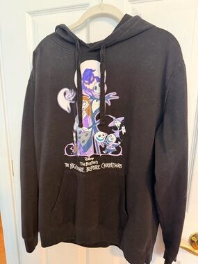 Disney The Nightmare Before Christmas Black Graphic Hoodie